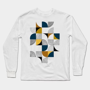 Curves Blue Long Sleeve T-Shirt